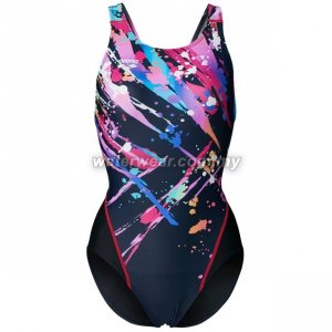 ARENA Womens AQUA RACING UROKOSKIN Swimsuit 