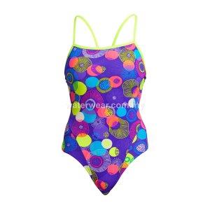 FUNKITA Womens Single Strap One-Piece Swimsuit - Love Bite 