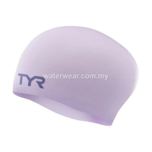 TYR Long Hair Silicone Swim Cap 