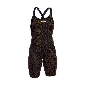 FUNKITA Womens Fast Legs One-Piece Kneeskin - Gold Weaver 