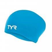 TYR Long Hair Silicone Swim Cap