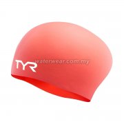 TYR Long Hair Silicone Swim Cap