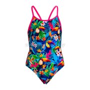 FUNKITA Girls Diamond Back One-Piece Swimsuit - Birdie Wordie