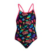 FUNKITA Girls Diamond Back One-Piece Swimsuit - Lost Leaf