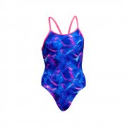 FUNKITA Girls Diamond Back One-Piece Swimsuit - Rising Tide