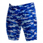 FUNKY TRUNKS Boys Training Jammers - Clean Marine